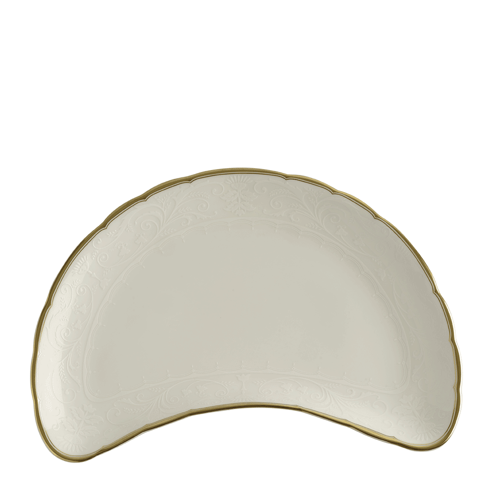 Darley Abbey Pure Gold Crescent Salad Plate (22cm) Product Image