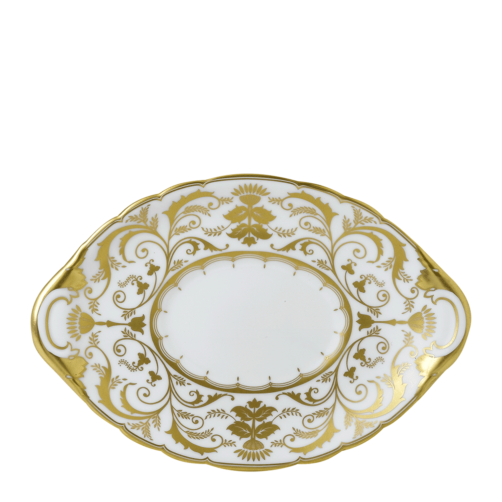 Darley Abbey White Sauce Boat Stand (21cm) Product Image