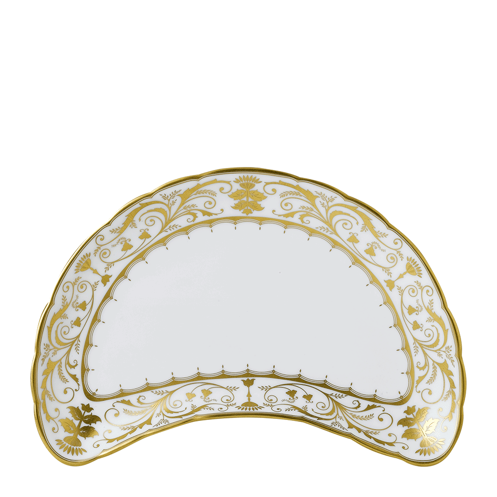Darley Abbey White Crescent Salad Plate (22cm) Product Image