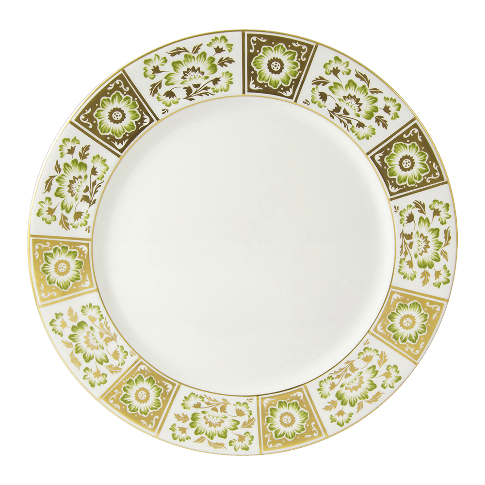 Derby Panel Green Dinner Plate (27cm) Product Image