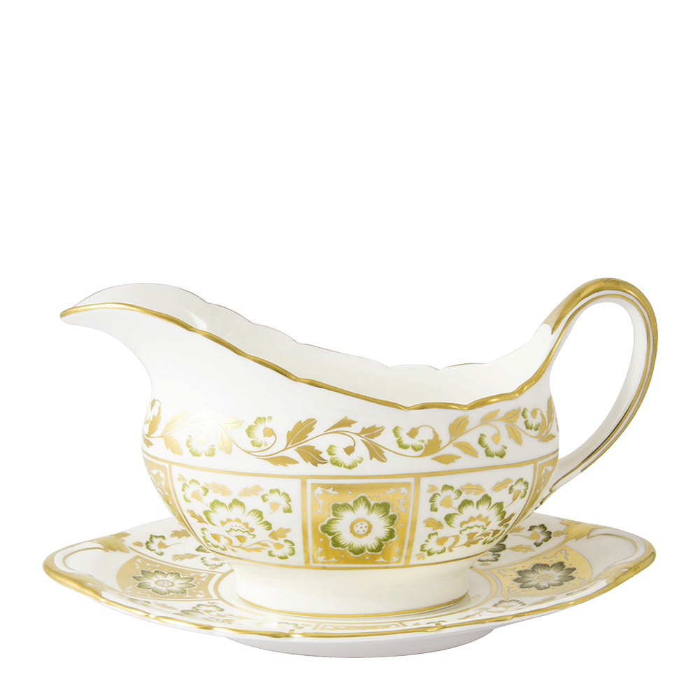 Derby Panel Green Sauce Boat (450ml) Product Image