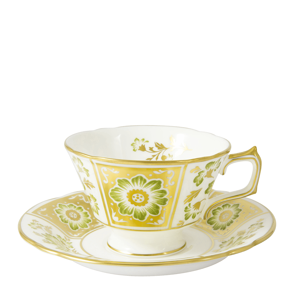 Derby Panel Green Teacup (220ml) Product Image