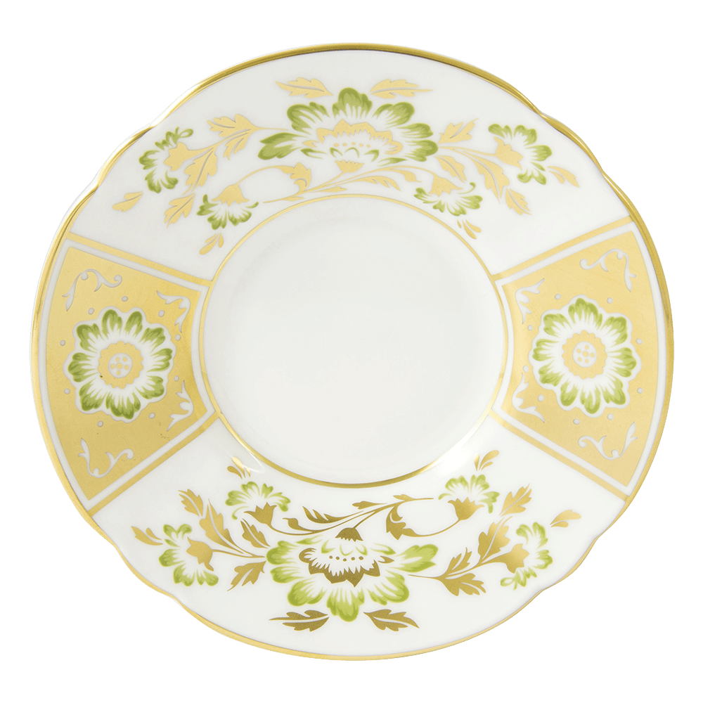 Derby Panel Green Coffee Saucer (12cm) Product Image