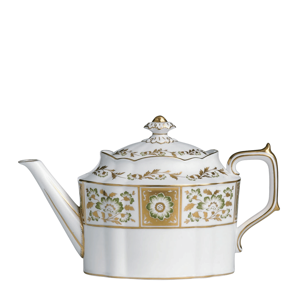 Derby Panel Green Teapot (1650ml) Product Image