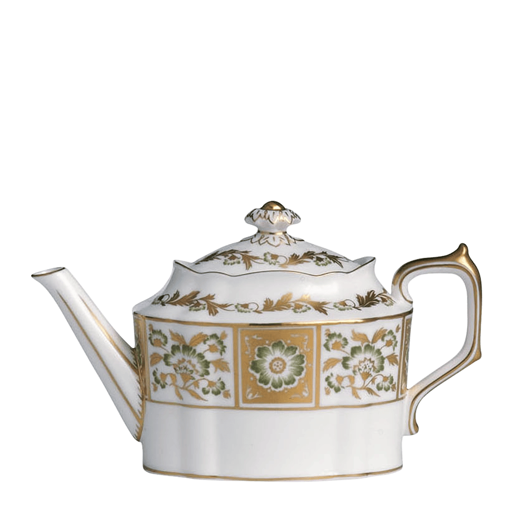 Derby Panel Green Teapot (480ml) Product Image