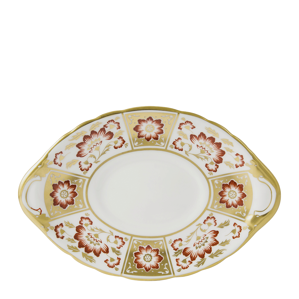 Derby Panel Red Sauce Boat Stand (21cm) Product Image