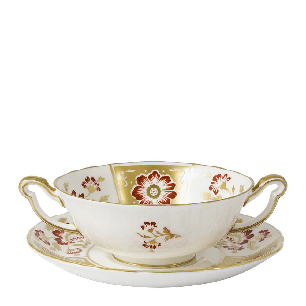 Derby Panel Red Cream Soup Cup (340ml) Product Image