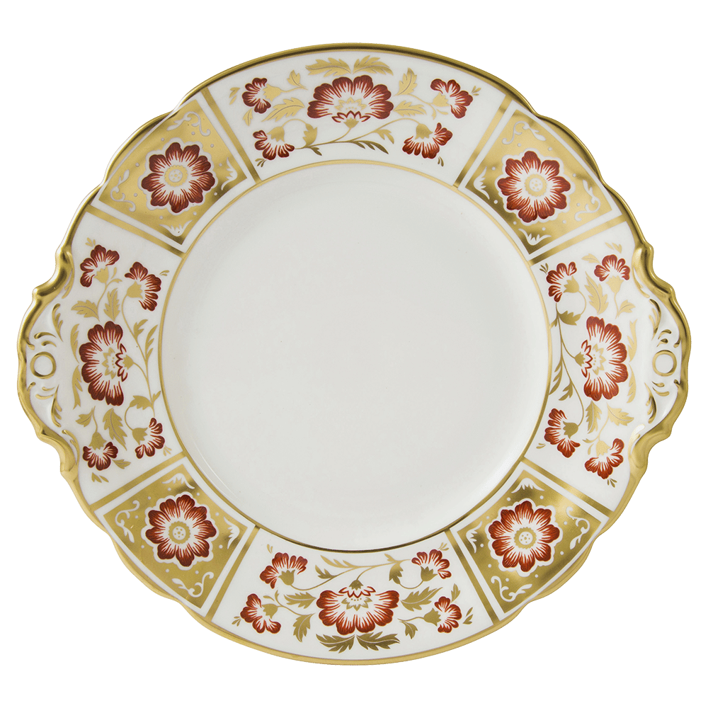 Derby Panel Red Bread & Butter Plate (25cm) Product Image