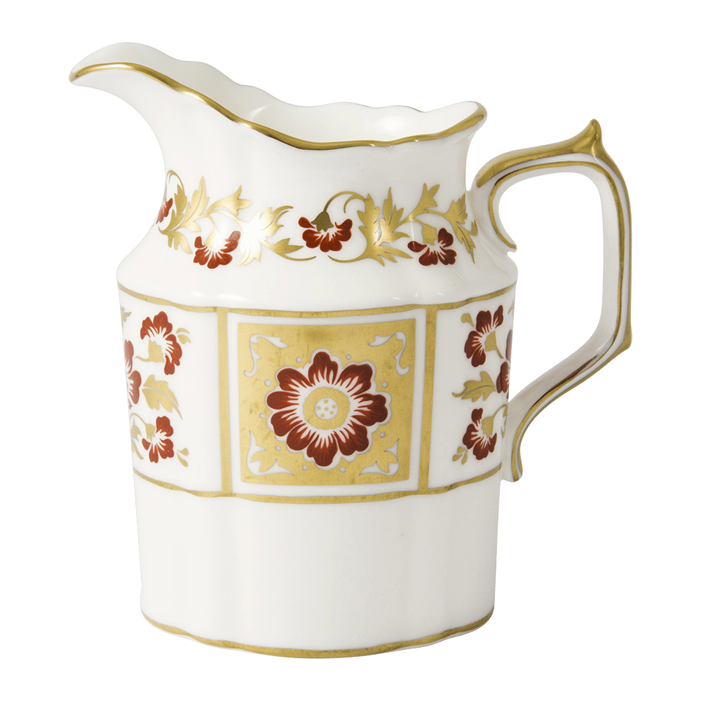 Derby Panel Red Cream Jug (280ml) Product Image