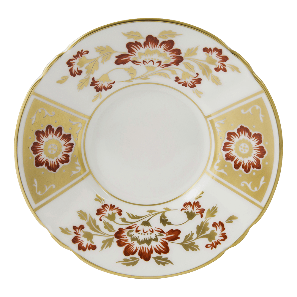 Derby Panel Red Coffee Saucer (12cm) Product Image