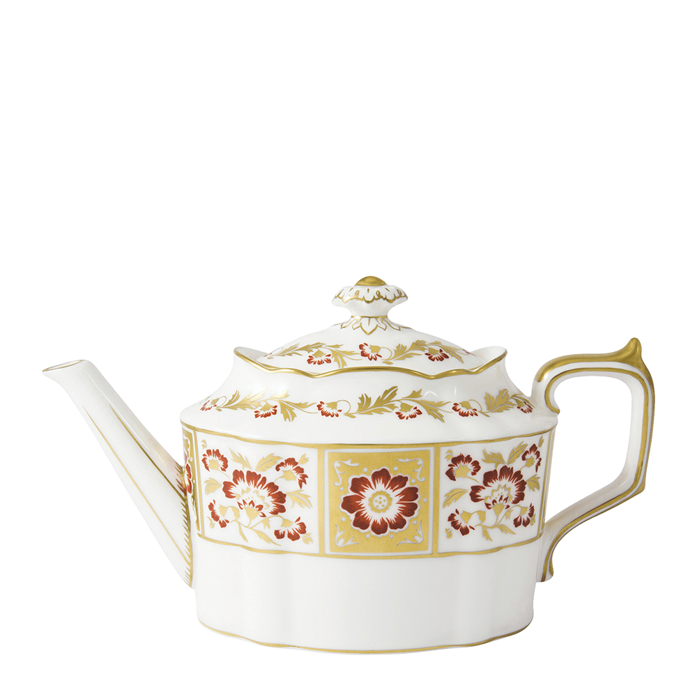 Derby Panel Red Teapot (480ml) Product Image