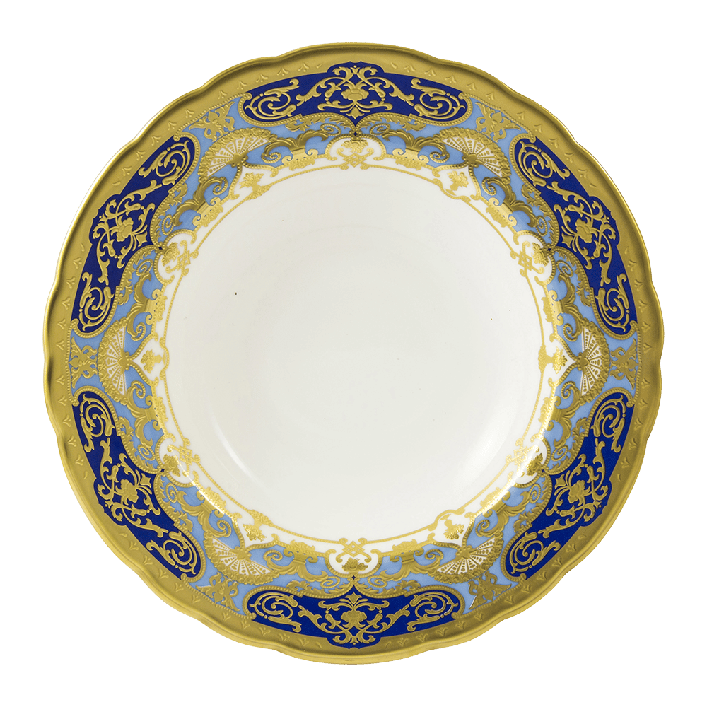 Heritage Cobalt & Dark Blue Rim Soup Bowl (21cm) Product Image