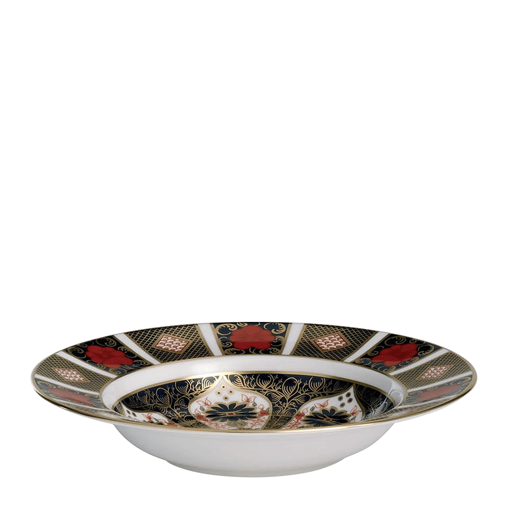Old Imari Rim Soup Bowl (21cm) Product Image
