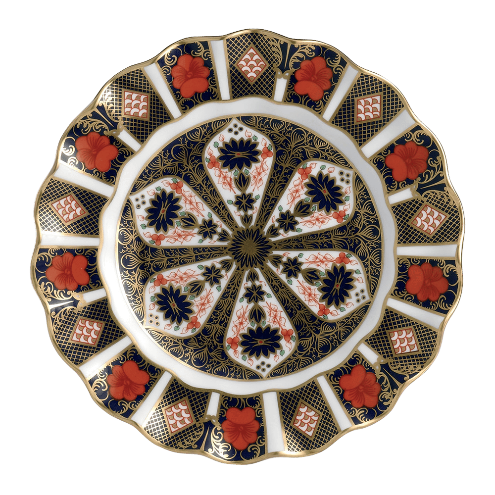 Old Imari Fluted Dessert Plate Boxed (22cm) Product Image