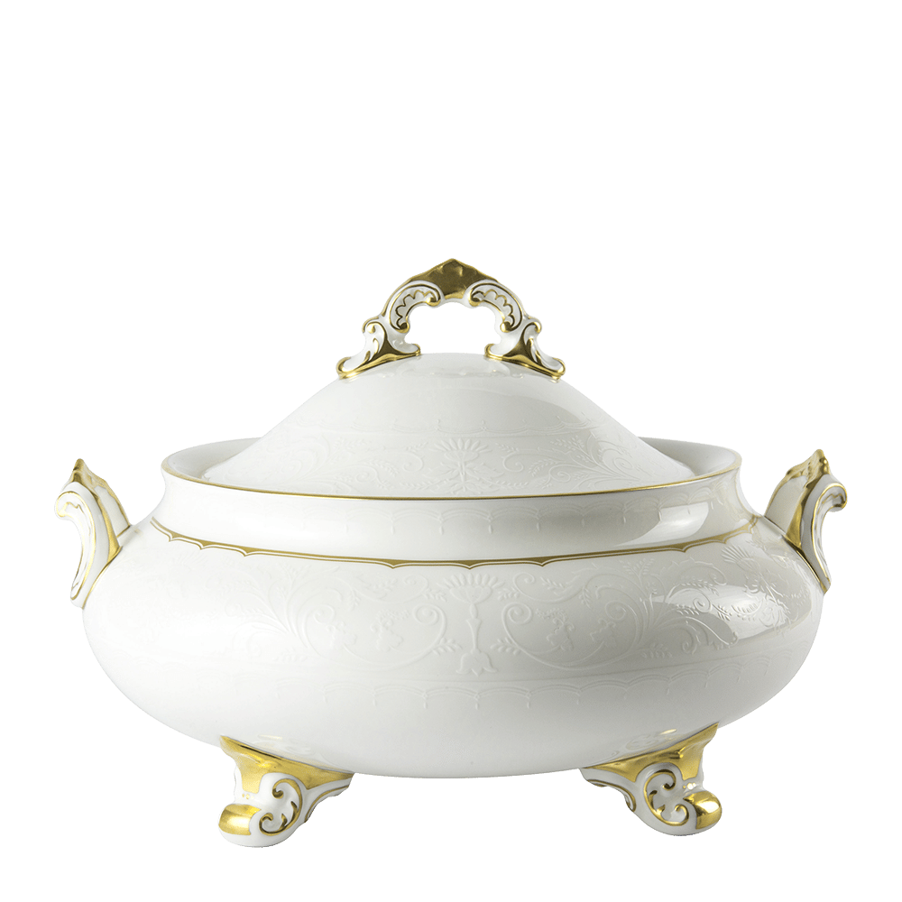 Darley Abbey Pure Gold Covered Vegetable Dish (1700ml) Product Image