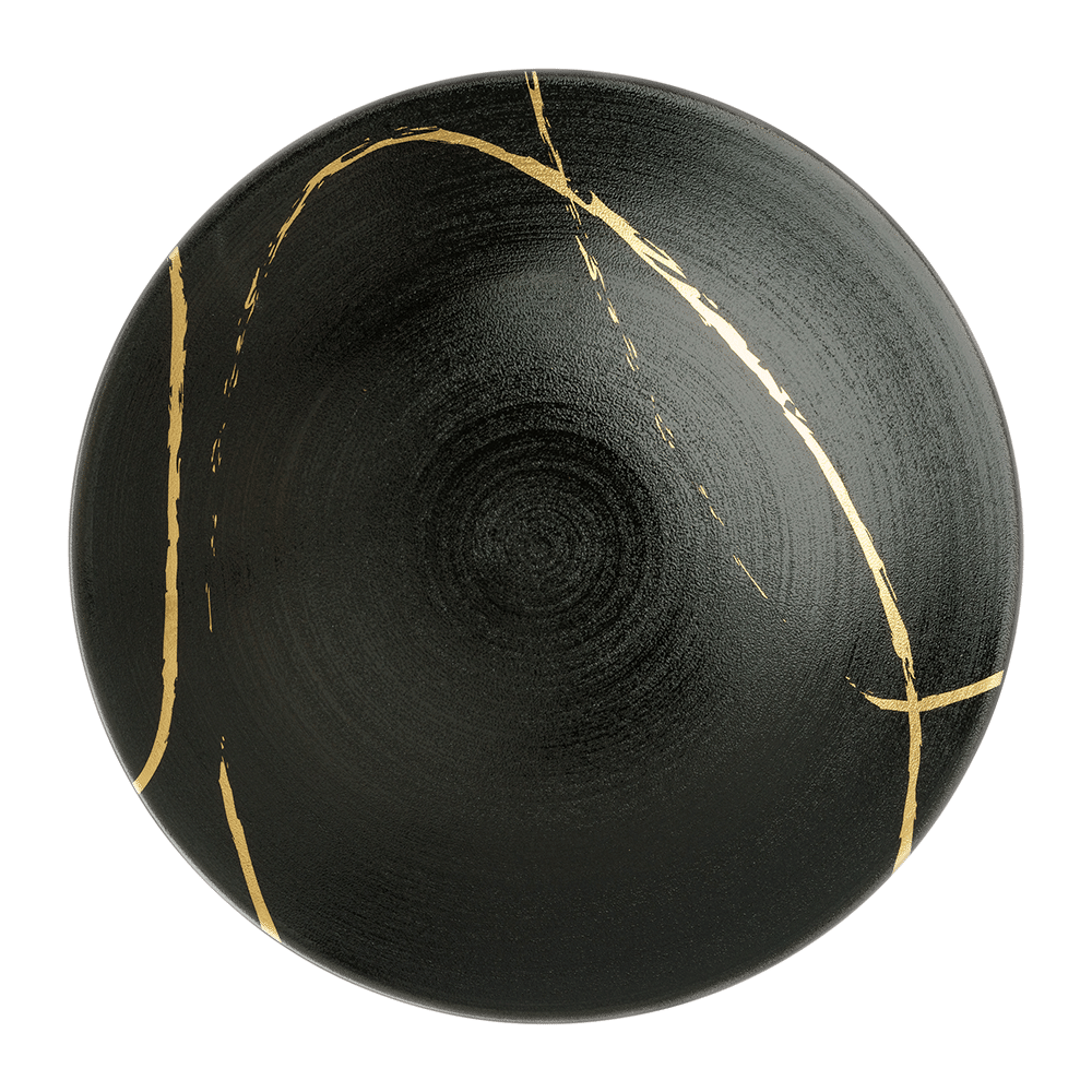 Sketch Charcoal Coupe Bowl (25.5cm) Product Image