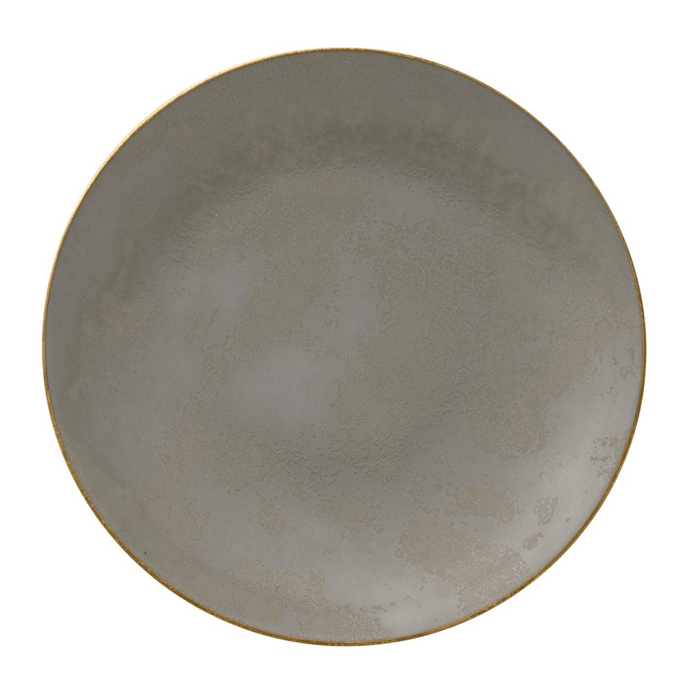 Crushed Velvet Grey Side Plate (16cm) Product Image