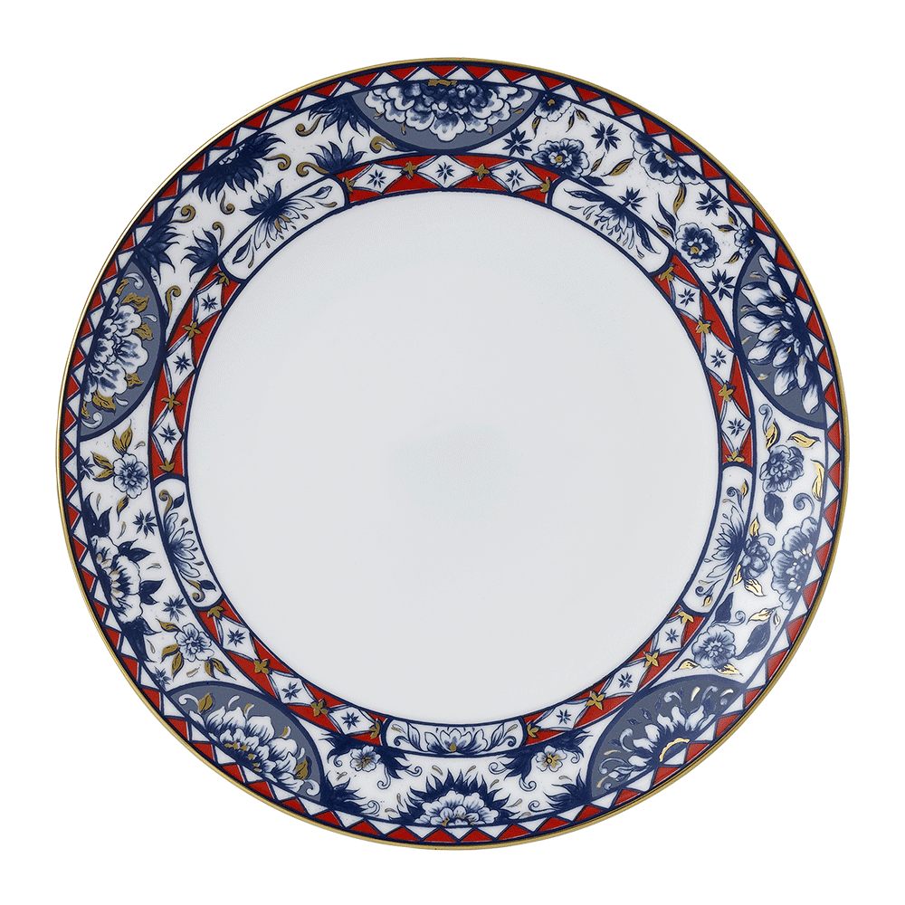 Victoria’s Garden Blue & Red Dinner Plate (27cm) Product Image