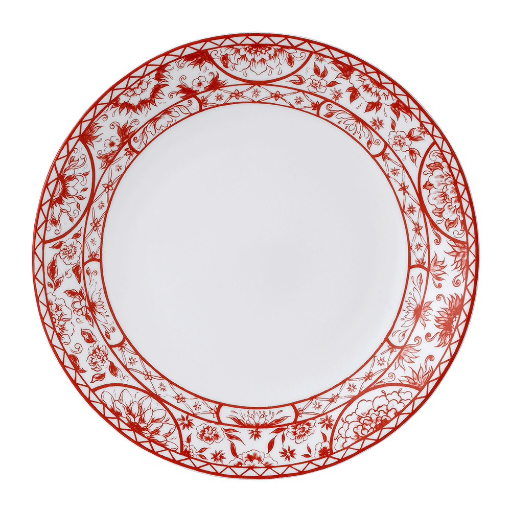 Victoria’s Garden Red Dinner Plate (27cm) Product Image
