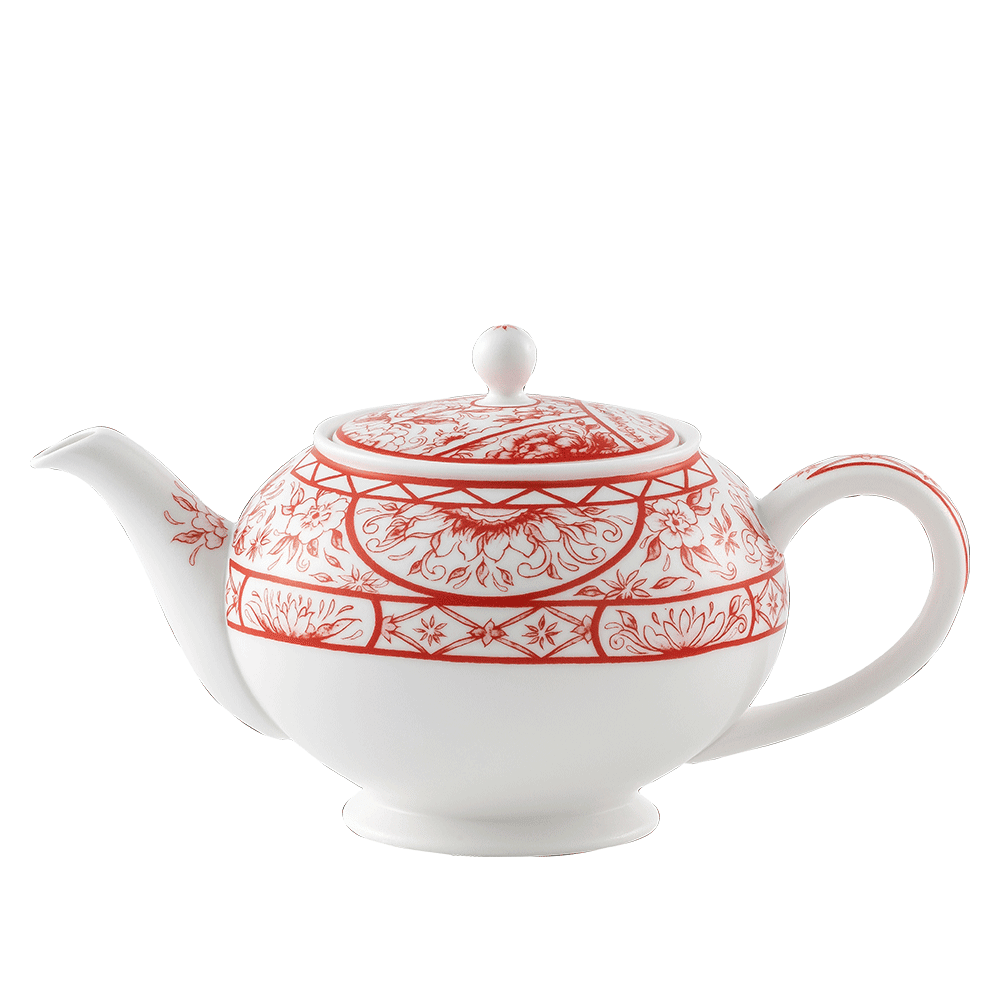 Victoria’s Garden Red Teapot (1000ml) Product Image