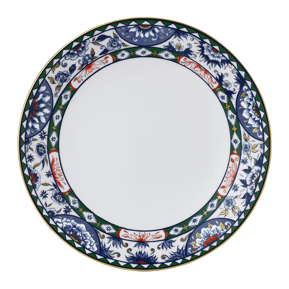 Victoria’s Garden Blue, Green & Red Dinner Plate (27cm) Product Image