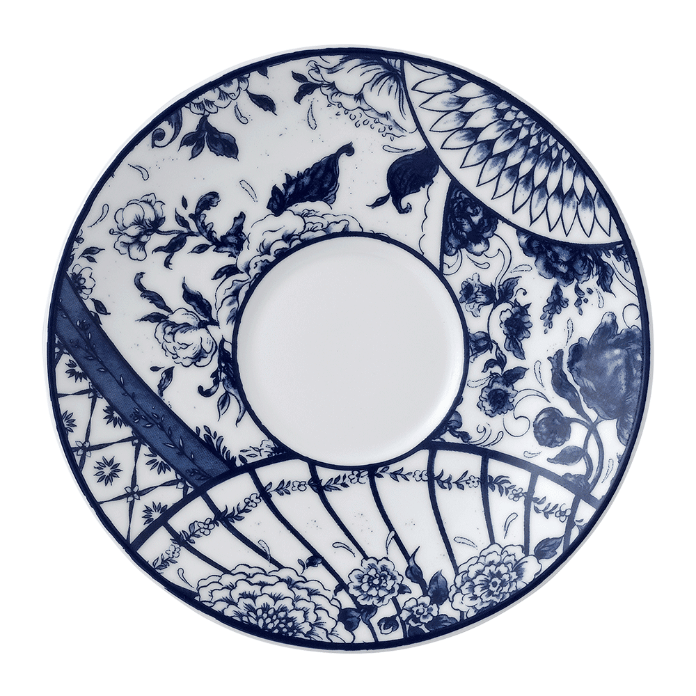 Victoria’s Garden Blue Tea Saucer (15cm) Product Image