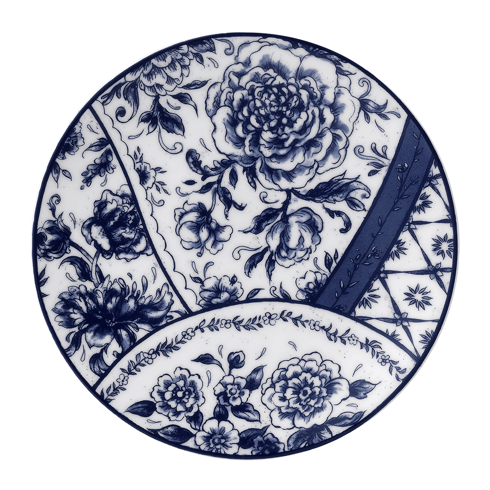 Victoria’s Garden Blue Side Plate (16cm) Product Image