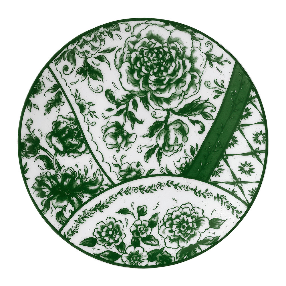 Victoria’s Garden Green Side Plate (16cm) Product Image