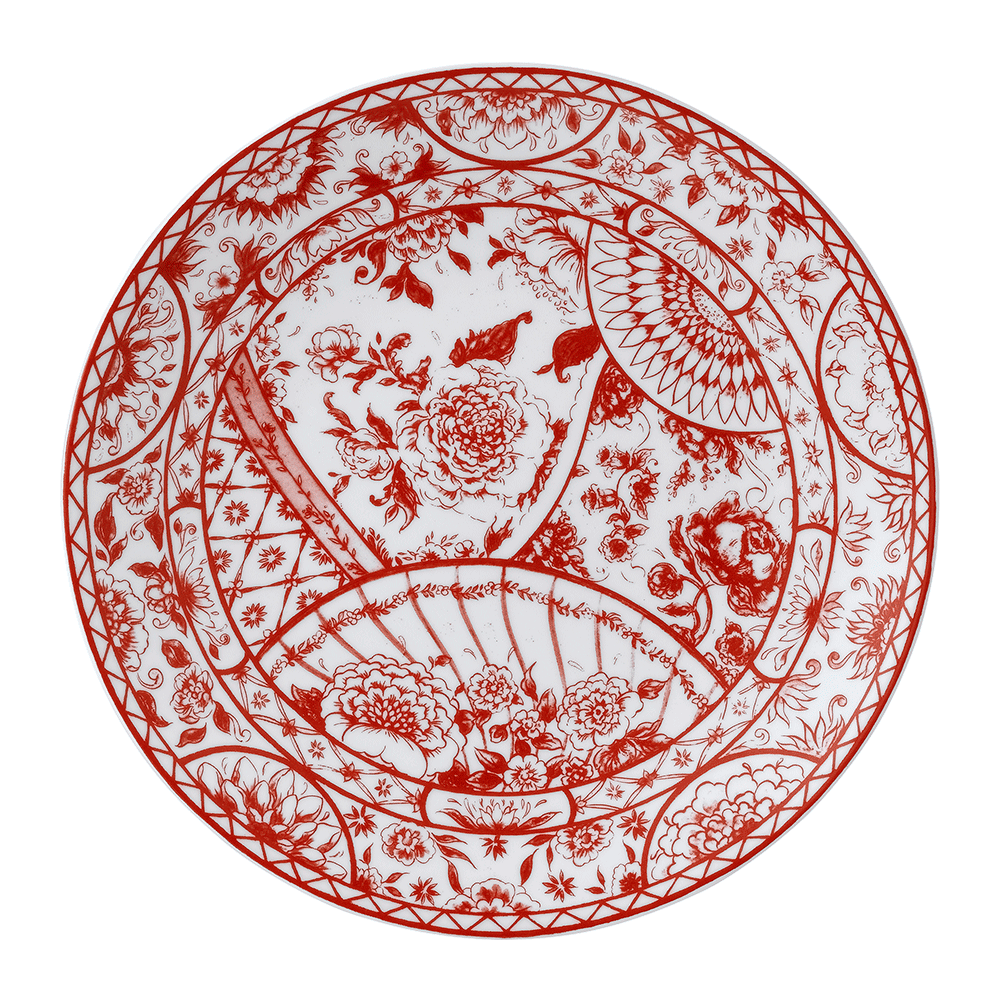 Victoria’s Garden Red Dinner Plate (27cm) Product Image