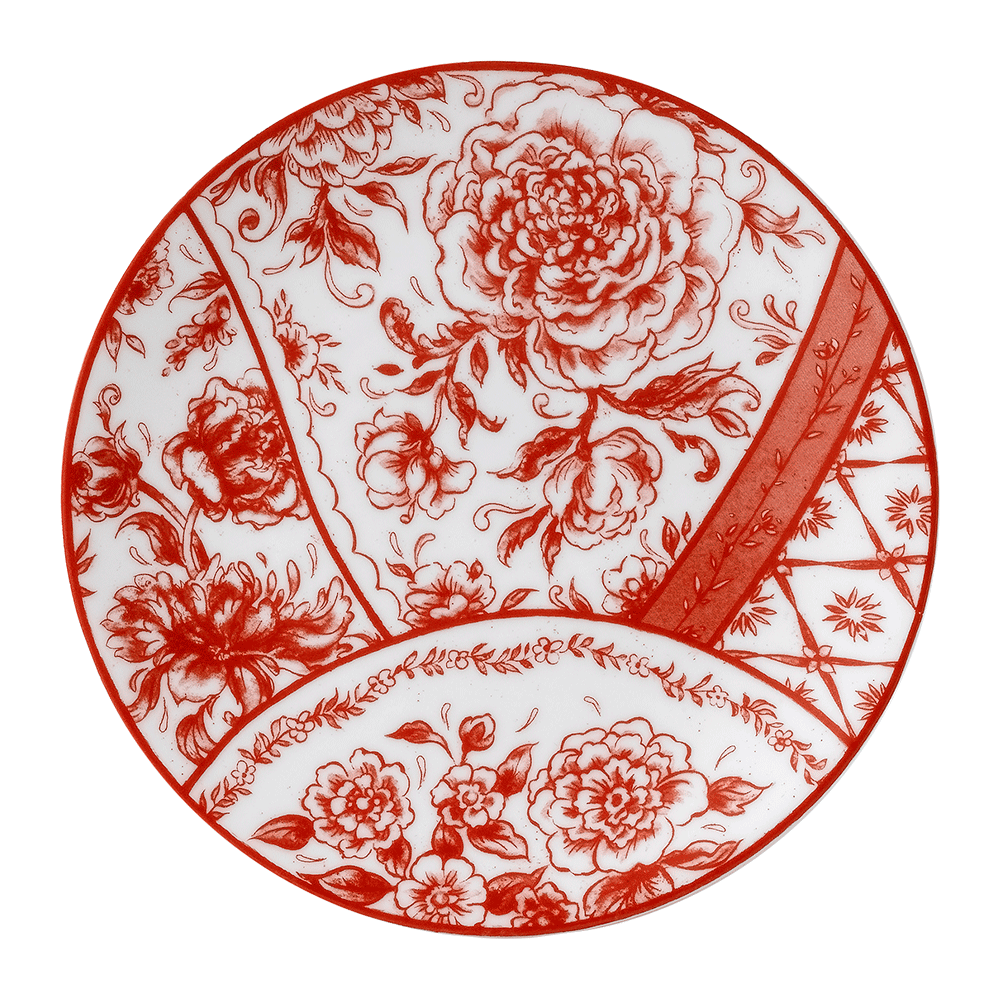 Victoria’s Garden Red Side Plate (16cm) Product Image