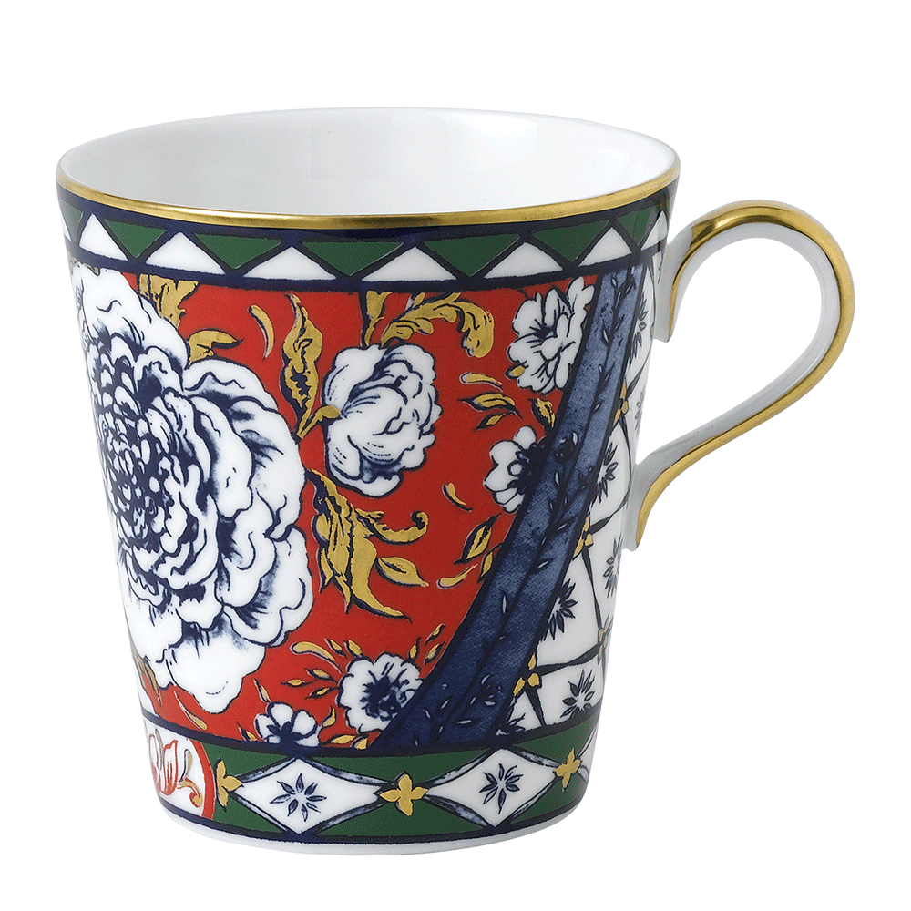 Victoria’s Garden Blue, Green & Red Mug (300ml) Product Image