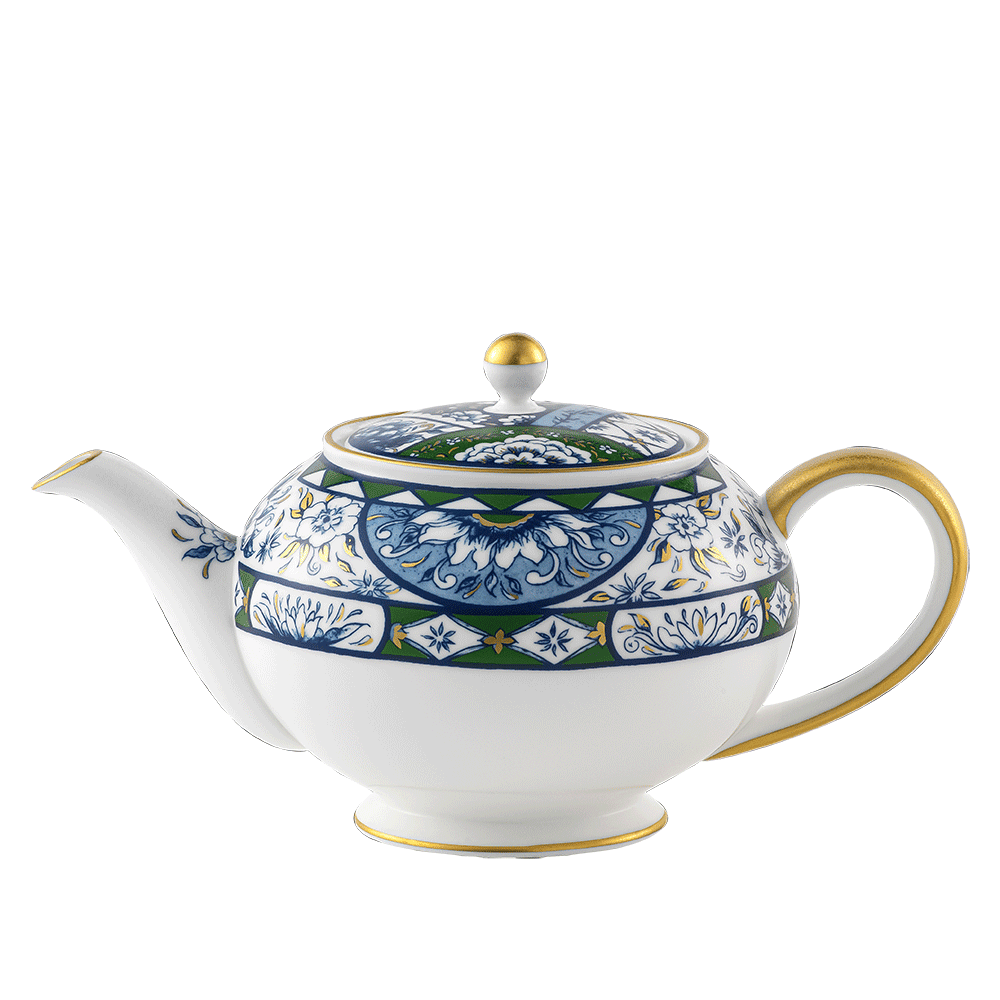 Victoria’s Garden Blue & Green Teapot (1000ml) Product Image
