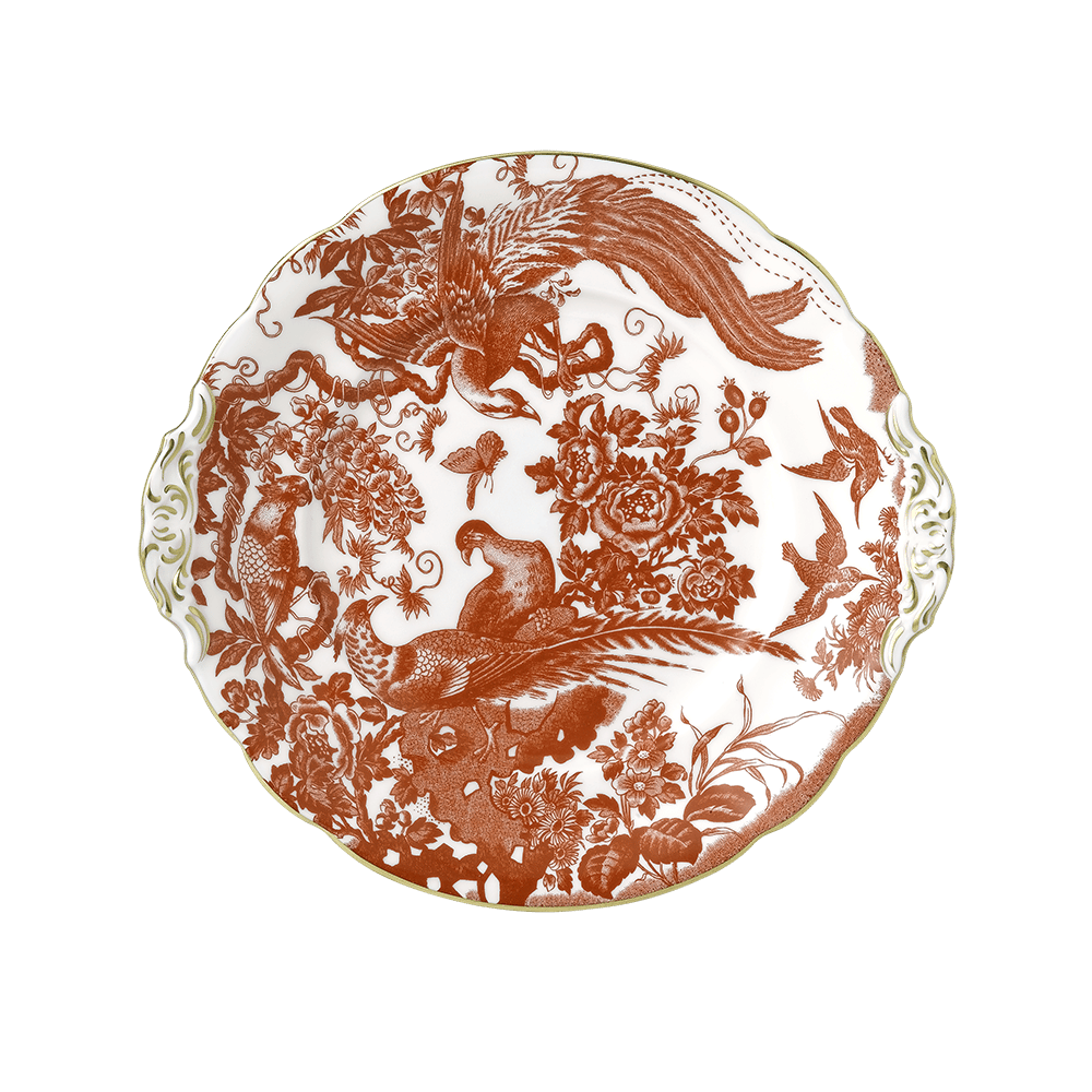 Aves Red Bread & Butter Plate (25cm) Product Image