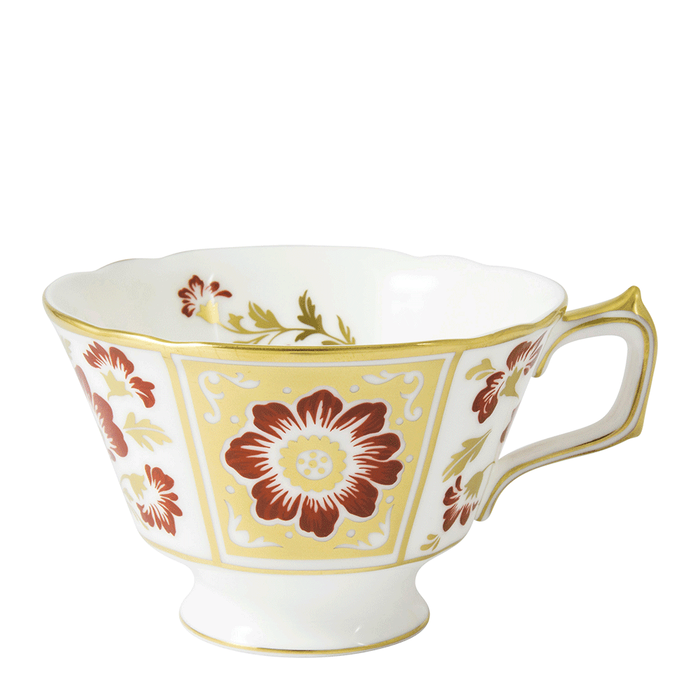Derby Panel Red Teacup (220ml) Product Image