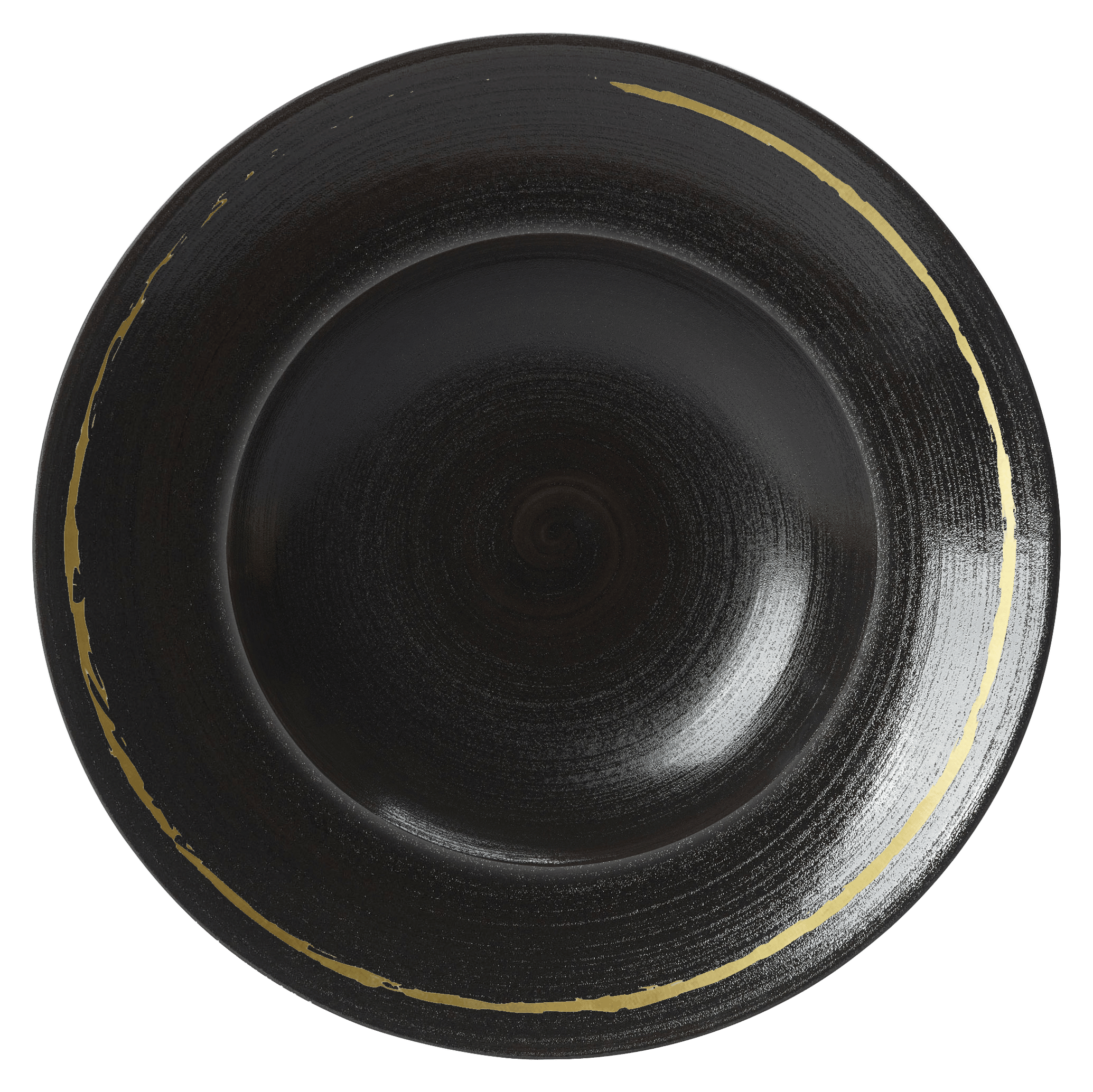 Sketch Charcoal Rimmed Bowl (27cm) Product Image